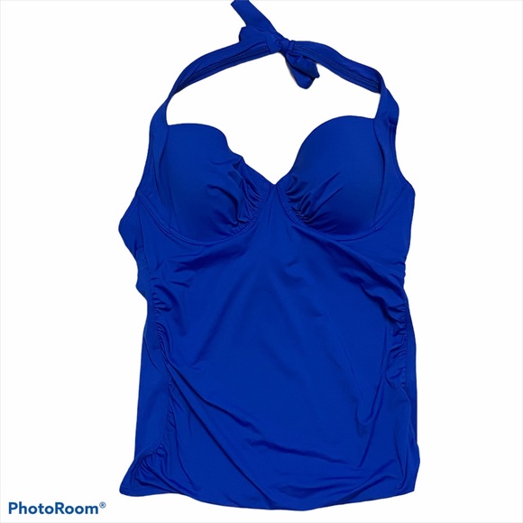 Tommy Bahama Halter Style Tie Back Tankini Top - Picture 1 of 6